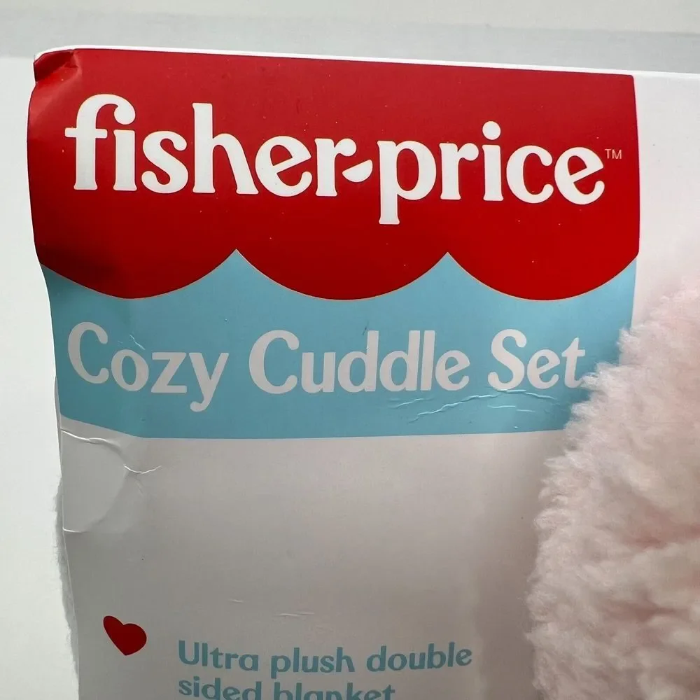 Fisher Price Baby Blanket Baby Booties‎ Set Woodland Wonders Floral Flee